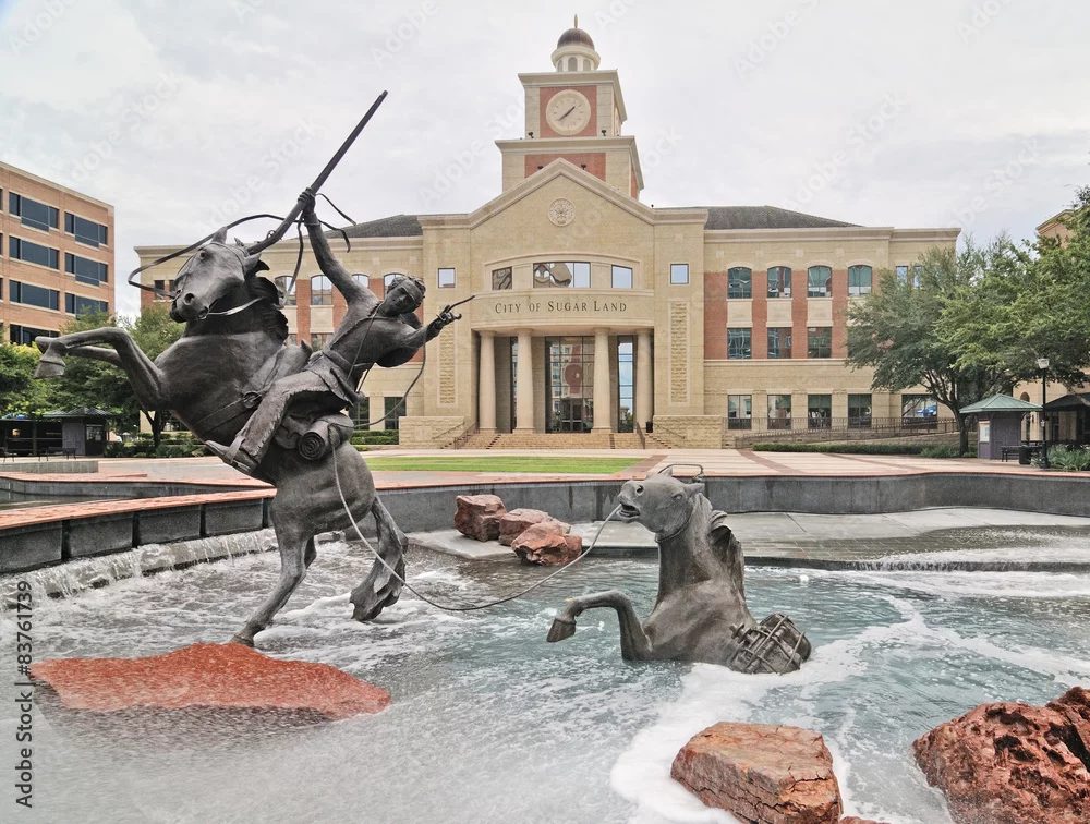 The Sugar Land, Texas city plaza
