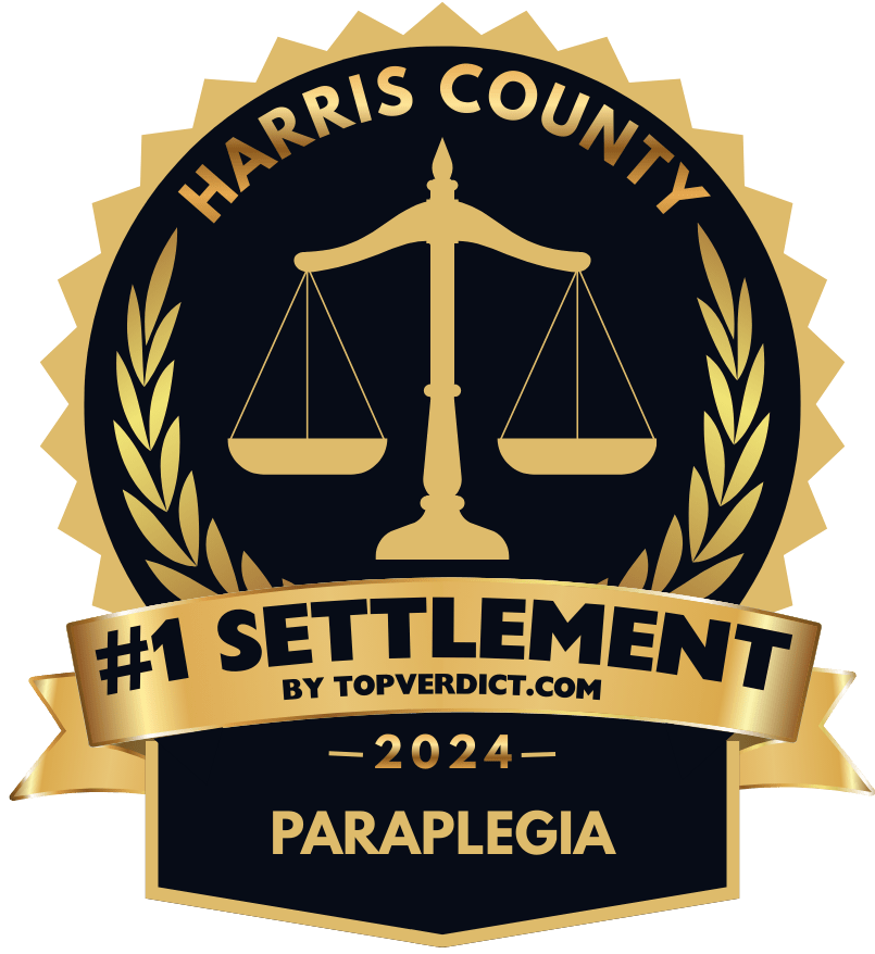 Harris County #1 Settlement by topverdict.com 2024 Paraplegia