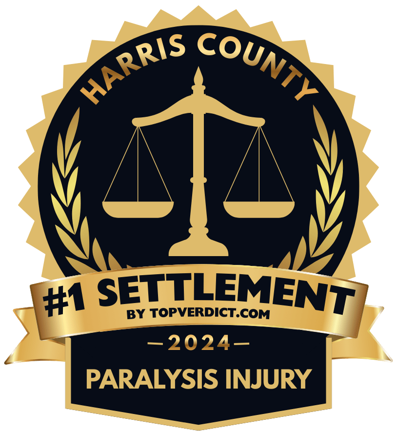 Harris County #1 Settlement by topverdict.com 2024 Paralysis Injury