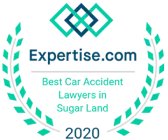 Expertise.com Mejores Abogados de Accidentes de Auto en Sugar Land 2020
