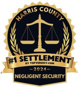 Harris County #1 Indemnización otorgada por topverdict.com 2024 Seguridad Negligente