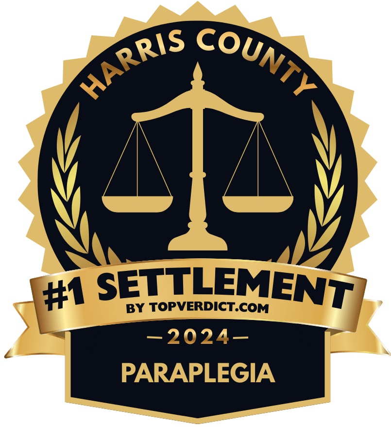 Harris County #1 Indemnización otorgada por topverdict.com 2024 Paraplejía