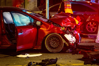 Police investigating a Texas car accident to determine how to prove fault after a collision